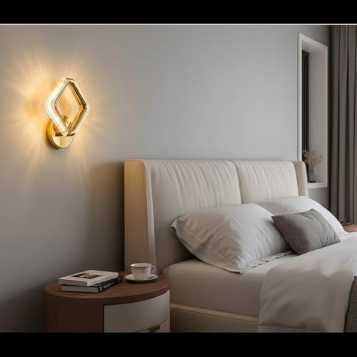 Image of Lyse Decor Wall Lights for Home Decoration LED Wall Light with 3 Color Modes, Easy Installation, Ideal for Modern Interiors, Bedroom, Living Room, Hallway, Office (1, WL90)