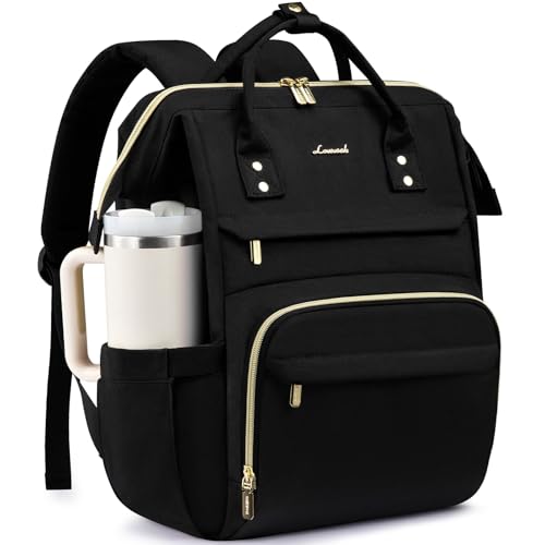 LOVEVOOK Laptop Backpack Giant Tumbler Holder Pocket,15.6