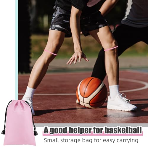 Image of Foilswirl Silicone Patella Knee Band for Basketball Patella Tendon Support Knee Pain Running Tendon Brace Support Strap(2,Pink,M)