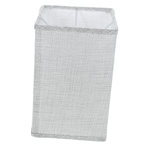 HOLIDYOYO Pantalla De Lámpara Cuadrada De Tela De Lino 7.87X5.11X5.11 Pulgadas Cubierta De Luz Para Lámpara De Mesa Y De Pie Reemplazo Para Decoración De Dormitorio Y Sala