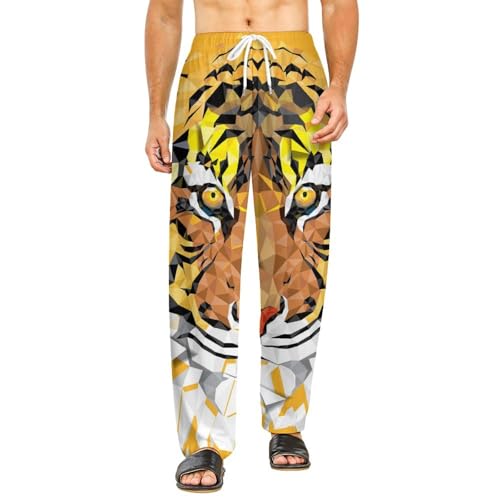 Bas de pyjama femme Doré pantalon de détente long pour soirées cocooning