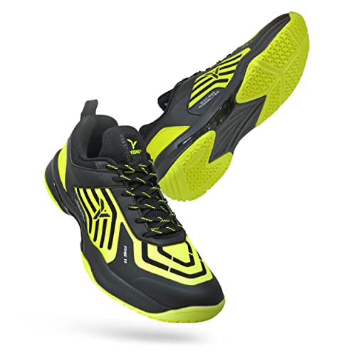 YOUNG Unisex-Adult Rs11 Non Marking Badminton Shoe|Ideal for Indoor Games (Badminton, Tennis, Volleyball, Squash)|Lightweight|Super Stable|Hi-Comfy Badminton Shoe Green (Size Uk8) (B0BW48PPQT) Amazon Price History, Amazon Price Tracker