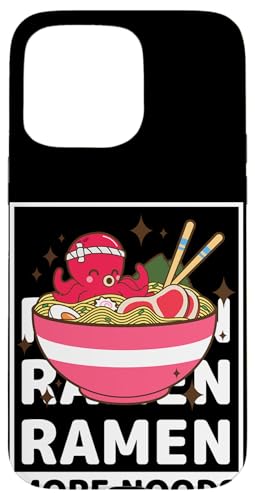 Kawaii Octopus Bowl Of Ramen Noodles More Noods �X�}�z�P�[�X iPhone 15 Pro Max �p