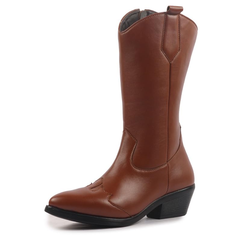 Image of FAUSTO Women Flared Heel Boots