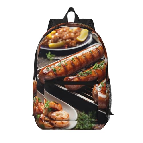 Sac à dos d'école EdWal Fast Food noir parfait pour le lycée et les sorties en ville