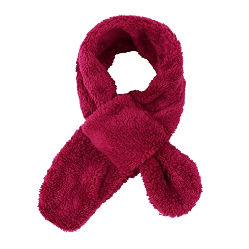 Image of JANGANNSA Fleece Kids Scarf - Warm Winter & Autumn Neck Warmer for Boys & Girls 1-6Y