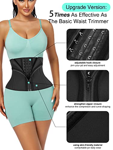 Luxury-Vita Fajas Colombianas Short Torso Shapewear For Women Tummy Control, Waist Cincher Corset Neoprene Sweat Waist Trimmer thumb #4