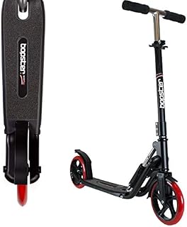 bopster Sport Pro Adult City Scooter Big Two Wheel Commuter 1 Click Rapid Folding 4.4kg Light Frame