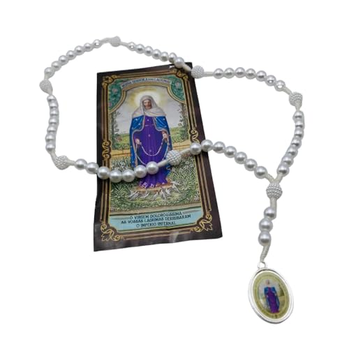 Terço Nossa Senhora Das Lágrimas e Jesus Manietado com Folheto de...