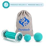 TIEFE-GEWEBE-MASSAGE --- Diese Massagekugeln und die Muskelrolle lösen festsitzende und unbequeme Muskeln, entlasten Faszziitis und Muskelkater. Sie sind auch hilfreich, um die Durchblutung zu erhöhen und den Stoffwechsel anzukurbeln.