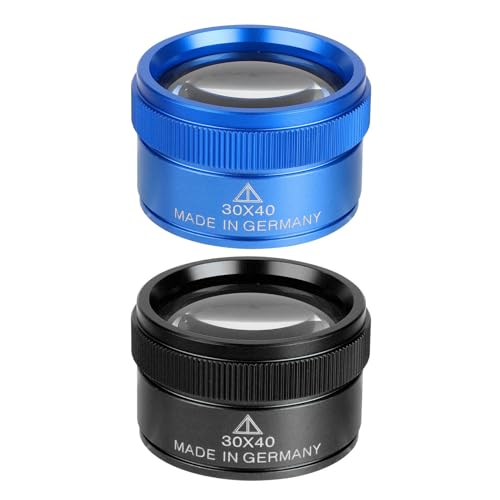 Generic - Jewelry Loupe - Portable 30X Magnifier Tool, Clear Optical Viewing Aid | Seniors Reading Assistance Device, Coin Craft Painting Inspection Helper, Electronics Plant Geology Observation Work Collection