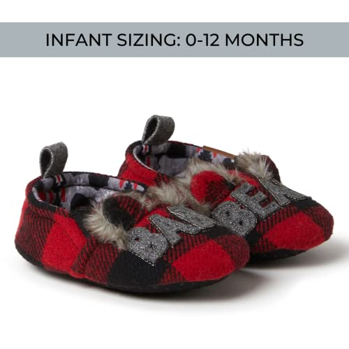 Dearfoams Unisex Lil Slipper, Baby Bear Plaid, 3 6 Months Infant #TOP5