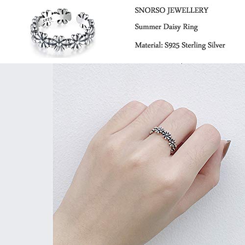 SNORSO - Anello da donna con margherite