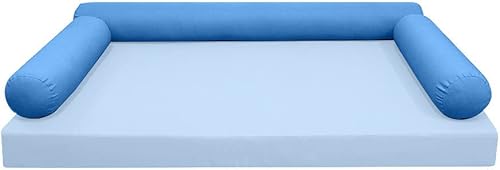 Miniatura 2 de *Solo funda* Funda de almohada estilo 6 para cuna de 50 x 8 pulgadas, funda de almohada con borde de cuchillo AD102