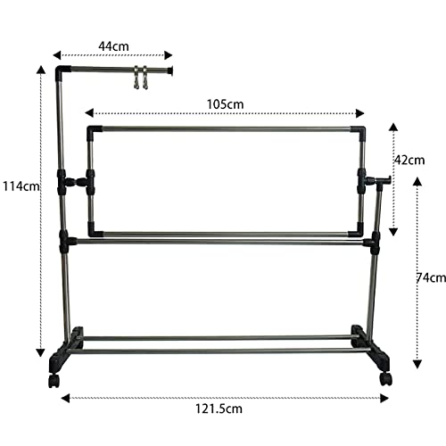 Cadre de sol for travaux d'aiguille robuste en acier inoxydable