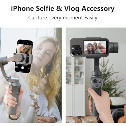Image of Upgraded Phone Vlog Selfie Monitor Screen, Portable Back Camera Monitor with Magnetic Connection and Remote Control, Low Latency for Selfie Vlog Live Stream, Compatible with iPhone & Android