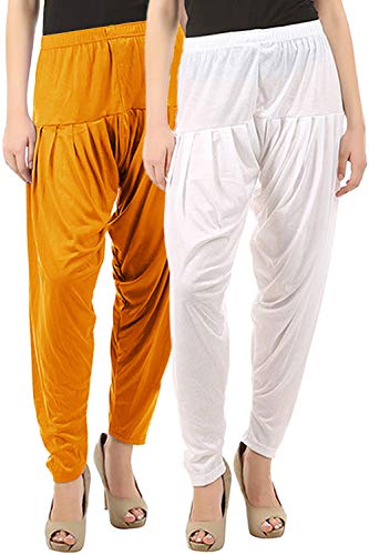 Image of Buy That Trendz Patiala Salwar for Women Viscose Patiala Pant Combo