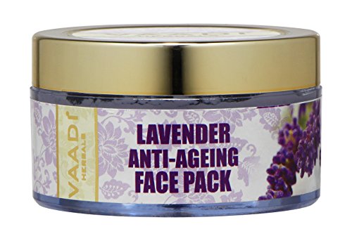 Vaadi Herbals Herbal Face Pack Cream All Natural Paraban Free Sulfate Free Good For All Skin Types Oily, Glowing, Dry, Normal, Combination, Sensitive 2.47 Ounces Premium Quality Laven