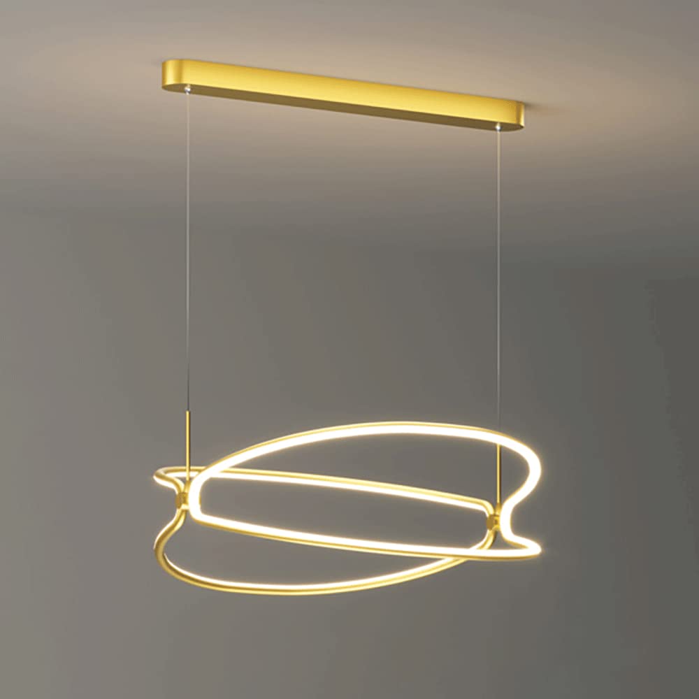 Suspension de plafond de chambre à coucher luminaire suspendu linéaire LED 44W salon
