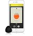 The Stone - A Button To Find Your Phone, Text Eta, Emergency Call and Control Your Camera - Onyx