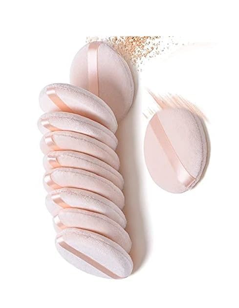 Sedell Sponge Make Up Cosmetic Foundation Powder Puff, Beige (Pack of 8)-image-5