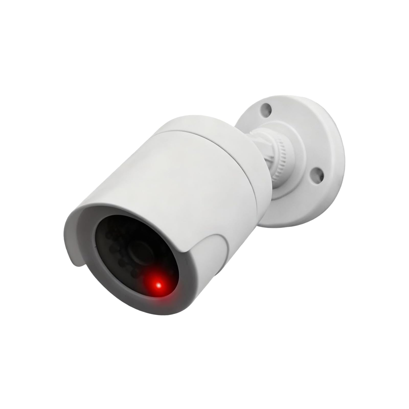 Buxuaaaa Multicolor Simulated Cctv Camera With Flashing Light Effect, Rotation, Lightweight Design For Burglar Deterrence Camera Red Light Lightweight Abs Security Compact Fake Cctv For Home Security With Realistic Led