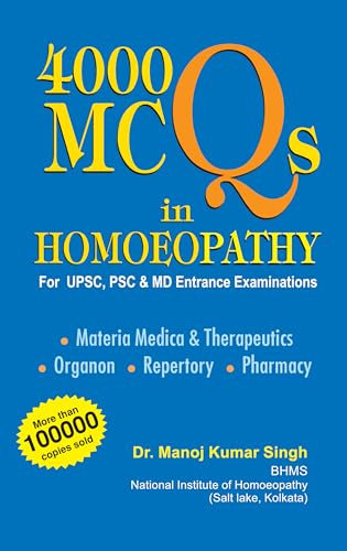 Image of 4000 Mcqs in Homeopathy for UPSC, PSC and Md Entrance Examinations