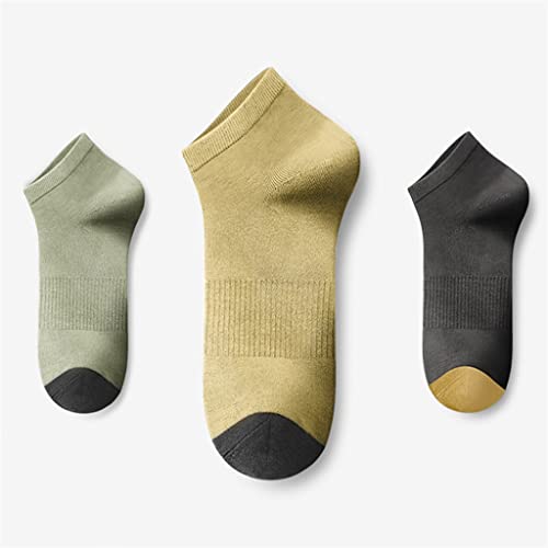 Men's Socks Cotton Sports Spring and Thin Breathable Low-top Boat Socks3