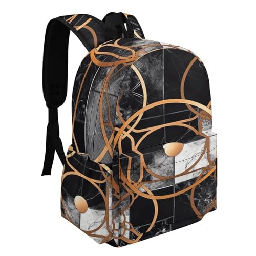 Patchwork Pattern Printed Backpack Water-Resistant Pack Stylish Bag Lightweight Travel Backpack2
