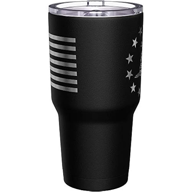 We The People Holsters - Betsy Ross Gadsden Flag - Betsy Ross Mug - American Flag Coffee Travel Mug - American Flag Tumbler - Double Insulated Tumbler - 30 oz