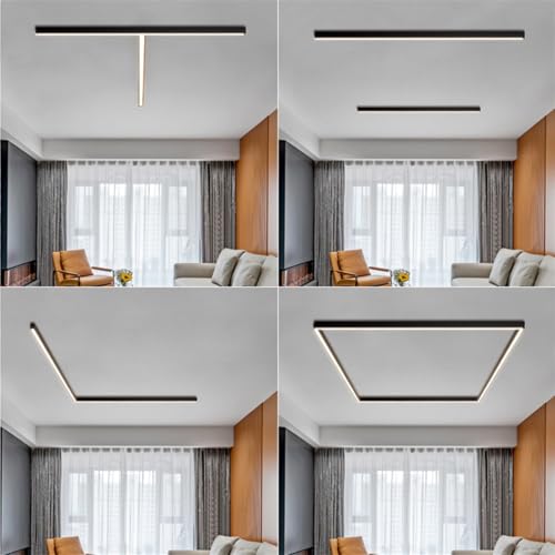 Plafonnier moderne LED avec télécommande pour sublimer le design du salon