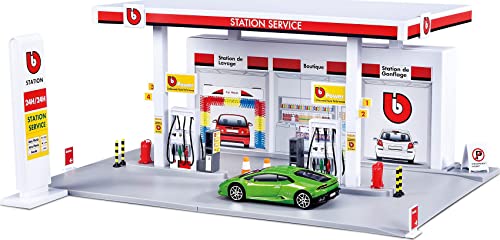 BBurago Station Service Street Fire + 1 vehículo 1/43 Cover