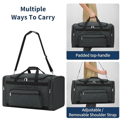 Image of 26 inch Duffle Bag for Men, Dark Grey
