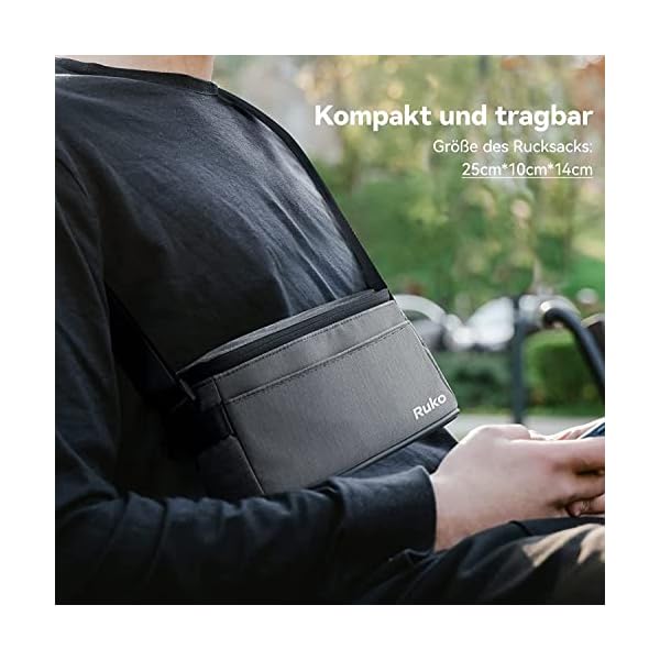 Ruko F11MINI Drohne mit Kamera 4K, Drohne unter 250g,2 Akkus 60 Min Flugzeit für Anfänger und Erwachsene, 5GHz WiFi, 2.7K/25fps FPV Vedio, Faltbar, GPS Automatische Rückkehr, Mir folgen, Wegpunkte – Bild 7