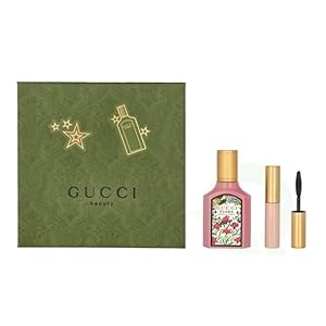 Gucci Flora Gorgeous Gardenia Giftset for Women Flora Perfume 1 oz Edp Spray + Mini Mascara 0.10 oz – Perfect Perfume for Women