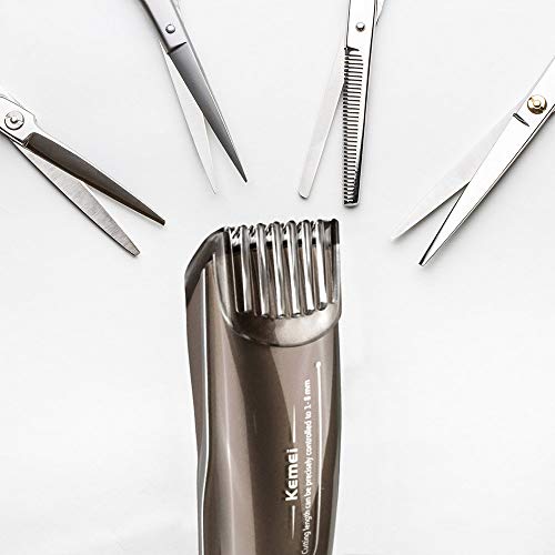 KKmoon Máquina de remoção de cabelo recarregável com escova de limpeza para mulheres e homens KEMEI