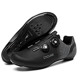 Zimrobin Zapatillas de Ciclismo para Carretera, con Suela de Carbono y Sistema rotativo de precisión,Calzado de Ciclismo y Senderismo con AmortiguacióN Antideslizante