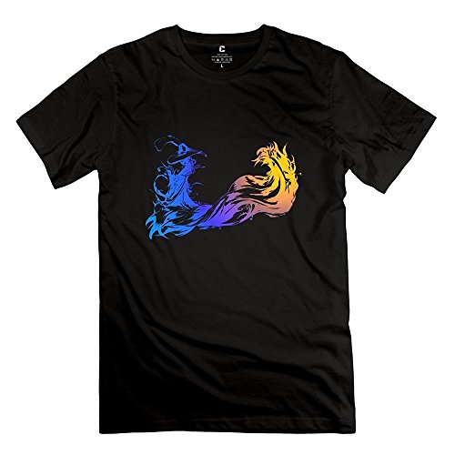 Treask Final Fantasy X Logo Fun Short-Sleeve T Shirts For Guys