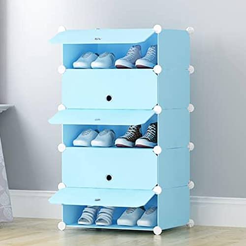 AYSIS DIY Shoe Rack Organizer/MultiPurpose Plastic 5 Layers Portable