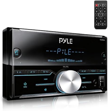 DSP Stereo Receiver Power Amplifier, Bluetooth Compatible, 150 Watt Vehicle Head Unit, 2/3 Way Crossover, 25-Band EQ, SWC Jack, AM/FM/MP3/USB/AUX, Double DIN, 30 Preset Stations, LCD Display