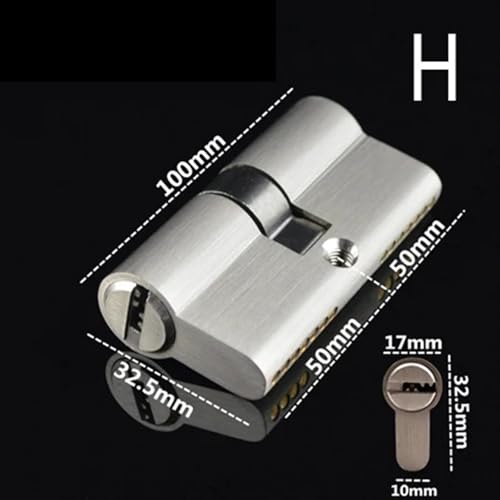 Serrure de porte en laiton à double ouverture Rarelock OS80D de haute sécurité