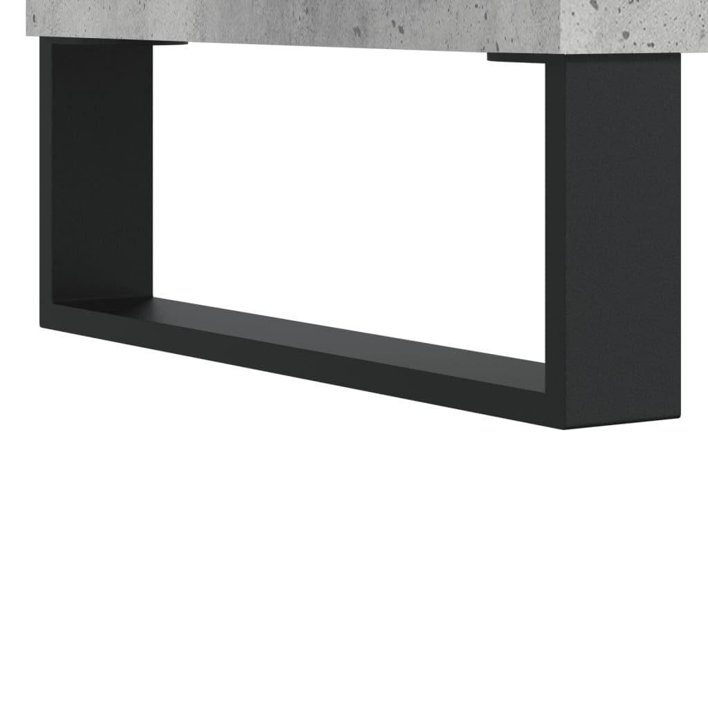ShGaxin Kredens szary betonowy 104 x 35 x 70 cm, materiał drewnopochodny, komoda do sypialni, komody i kredensy, szafka do salonu, szafka komodowa, komoda do sypialni, komoda, komoda na korytarz
