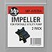 MP Maresh Products Utility Pump Replacement Impeller or Impeller Cover part for Water Transfer pump MP Mini (2 Impellers)