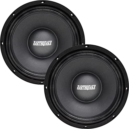 EARTHQUAKE Sound PR-EQ1000 NEO 10" Midrange 8-Ohm Pro Audio Loudspeaker with Neodymium Motor - 700W Max, 350W RMS (Pair) by EARTHQUAKE - Used condition - US$221.71