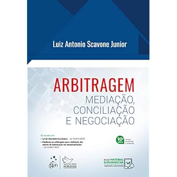 Capa do livro Arbitragem - Mediação, Conciliação e Negociação