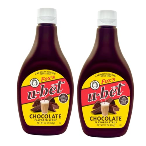 Fox's U-Bet Original Chocolate Flavor Syrup, 22 Ounce (Pack of 2)