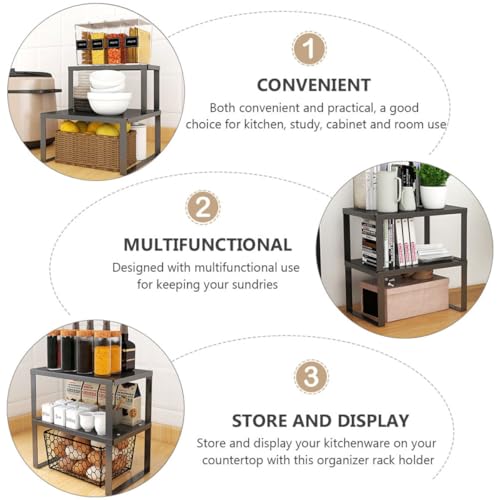 Étagère de rangement multifonction pour optimiser le plan de travail - 8