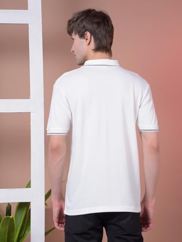 Image of Dollar Men's Pure Cotton Solid Green Color Polo T-Shirt