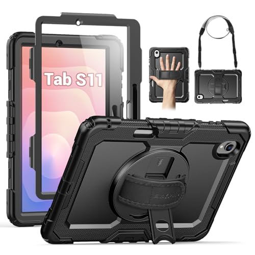 Image of SEYMAC Case for Samsung Galaxy Tab S11 5G 11 inch (SM-X730, SM-X736), Black