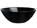 Arcoroc ARC L8806 Harena Schale, Stapelschale, Schüssel, 27.3cm, 3.1 Liter, Opalglas, schwarz, 1 Stück